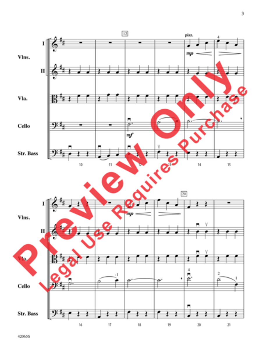 Les Patineurs String Orchestra scores gallery preview page 4