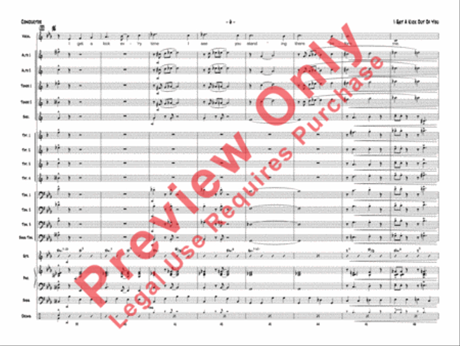 I Get a Kick Out of You Jazz Ensemble scores gallery preview page 27