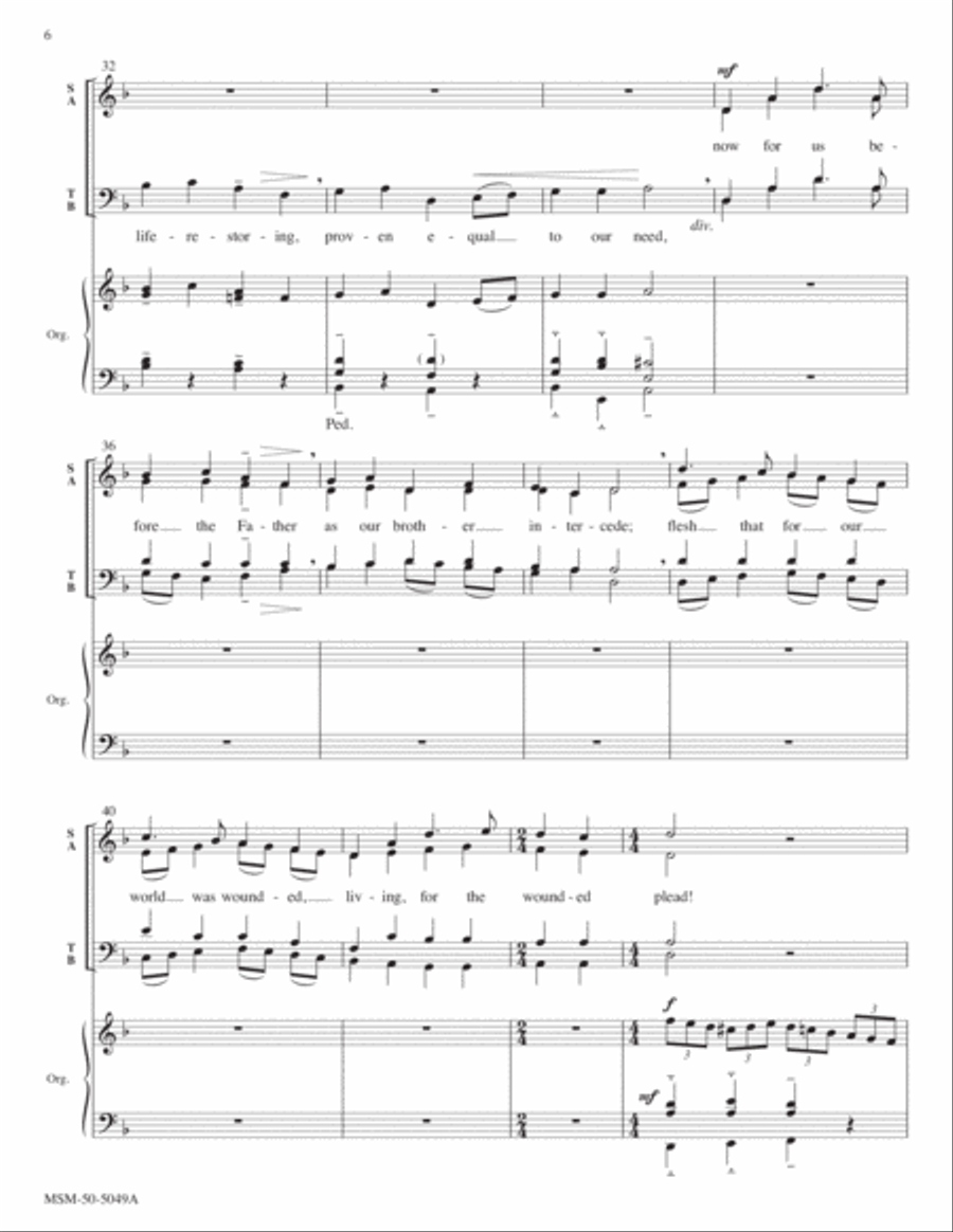 Up Through Endless Ranks of Angels Choir scores gallery preview page 6