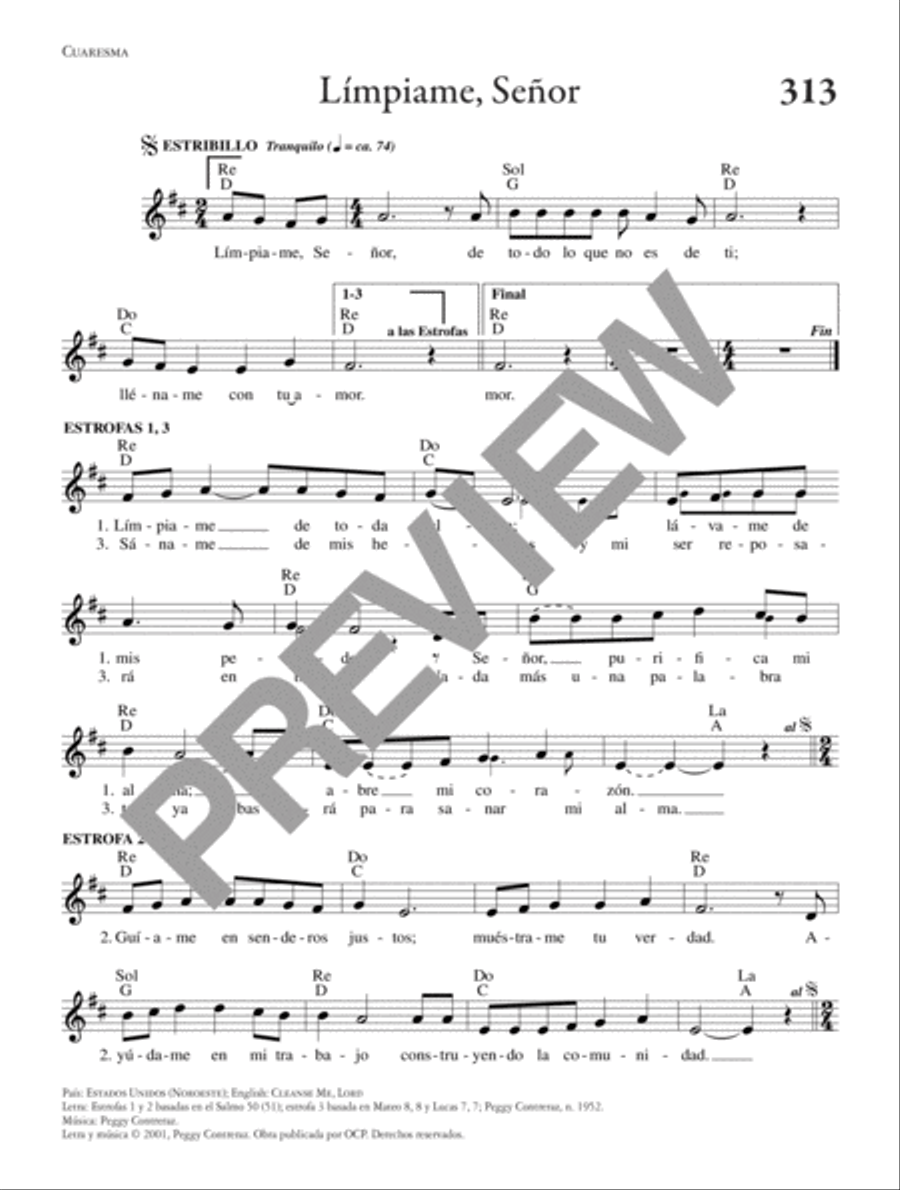 Flor y Canto, Tercera Edición [Guitar Accompaniment] Guitar scores gallery preview page 8