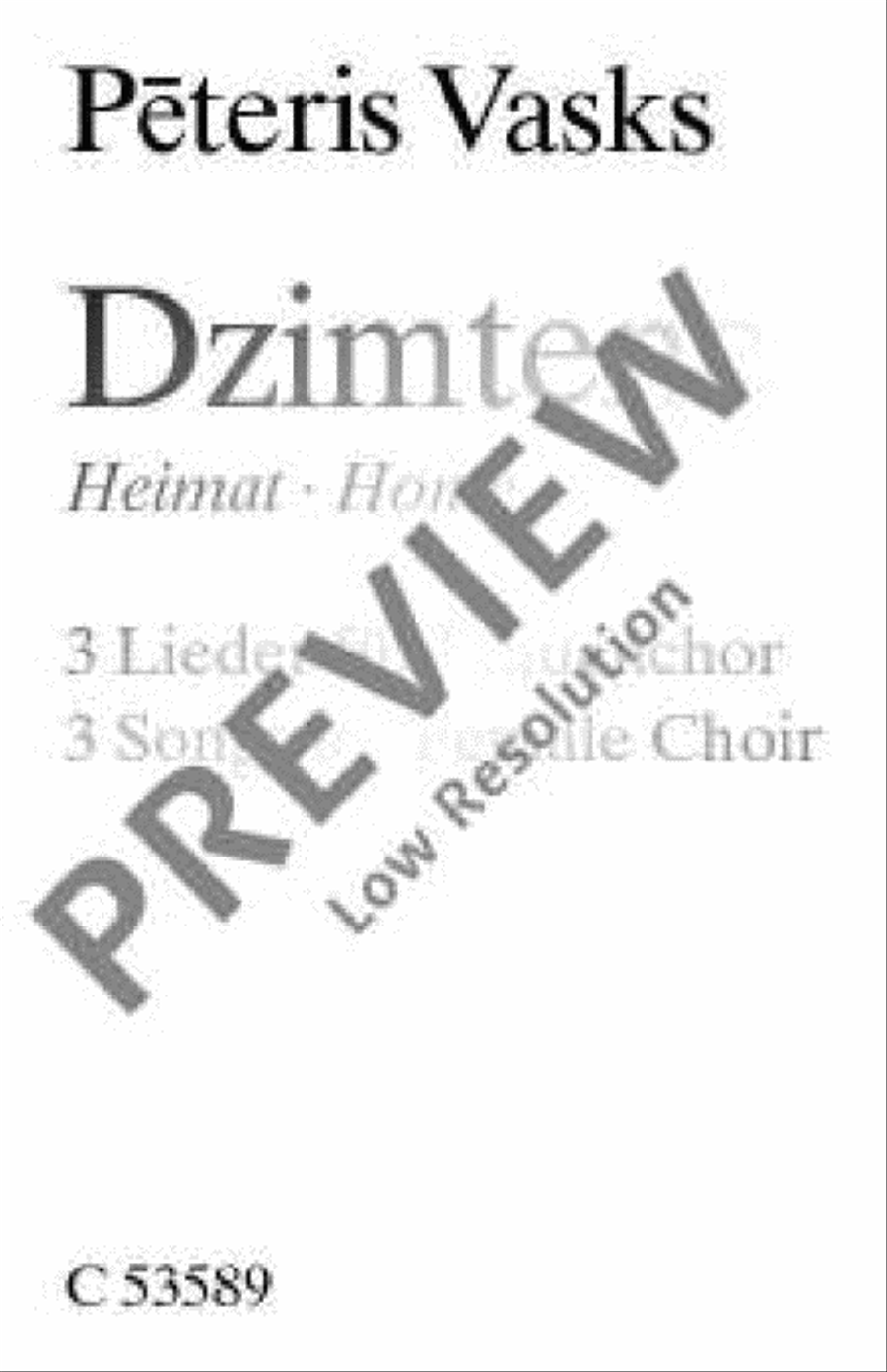 Dzimtene Women's Choir scores gallery preview page 2