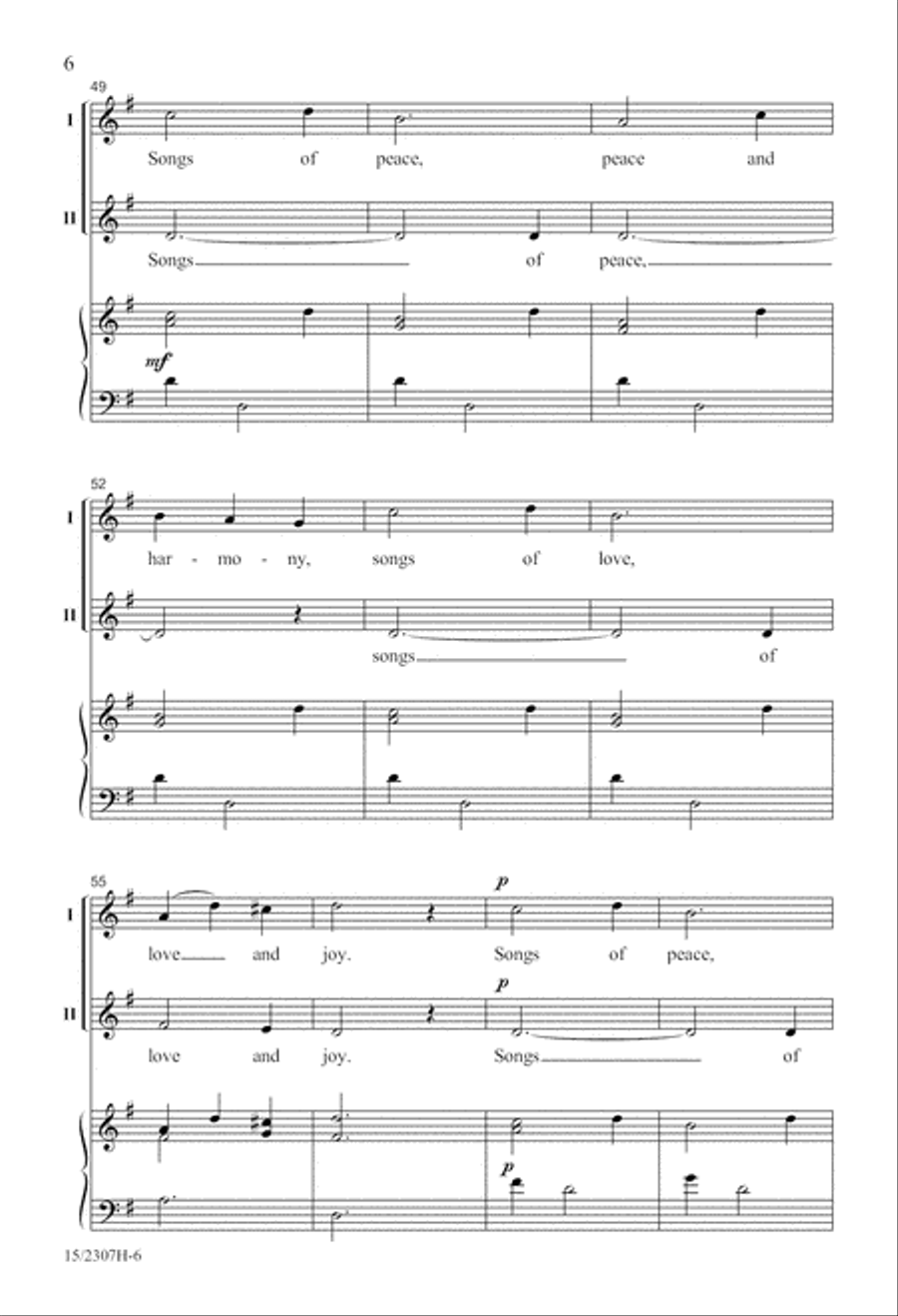 A Bell Carol 2-Part scores gallery preview page 6