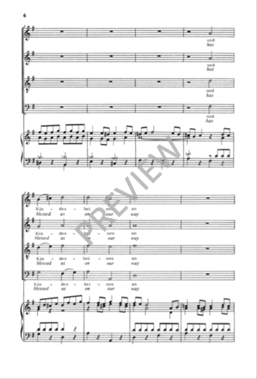 Now Thank We All Our God Now Thank We All Our God 4-Part scores gallery preview page 7