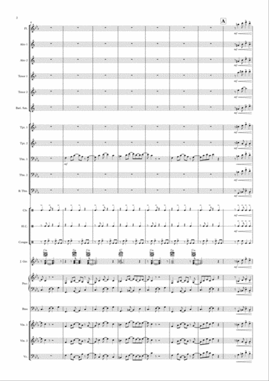 Sucre y Santander Concert Band scores gallery preview page 2