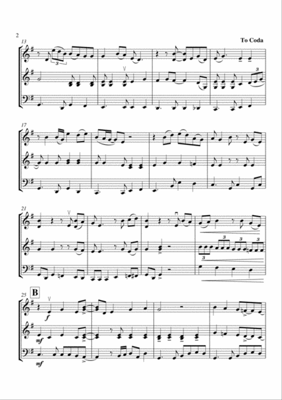 How Sweet It Is (To Be Loved By You) String Trio scores gallery preview page 3