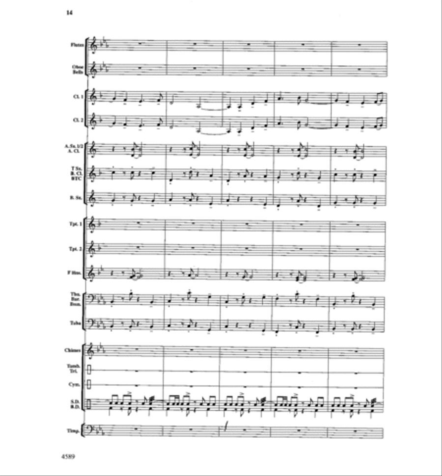 Copper Mountain Legend Concert Band scores gallery preview page 15