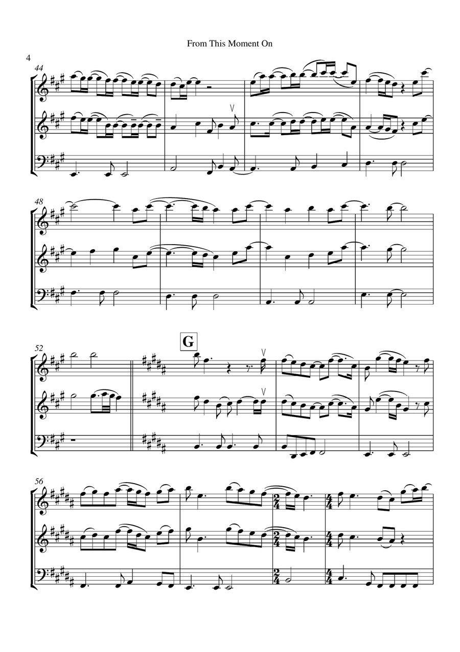 From This Moment On String Trio scores gallery preview page 5