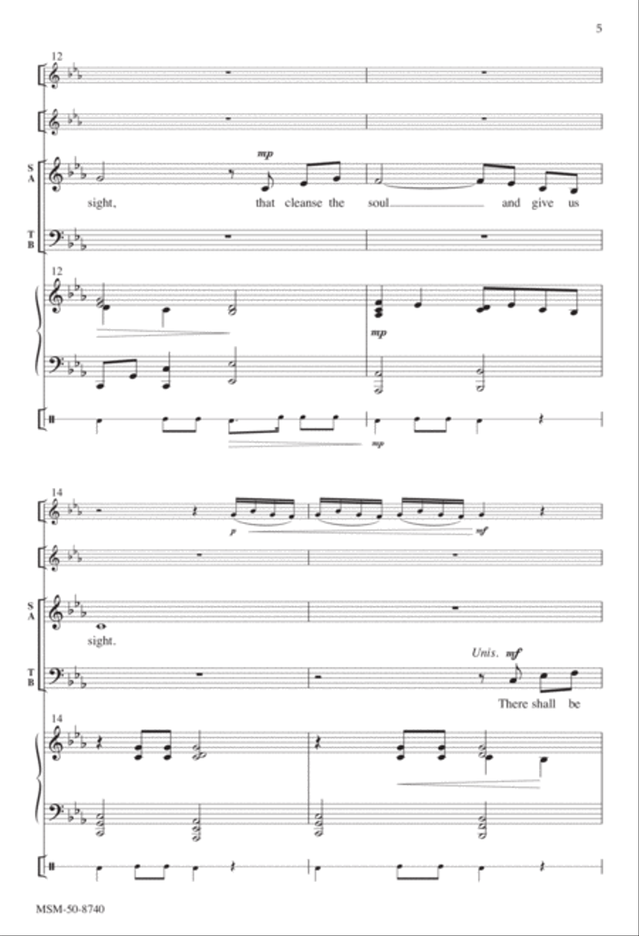 Rivers of Living Water Rivers of Living Water 4-Part scores gallery preview page 5