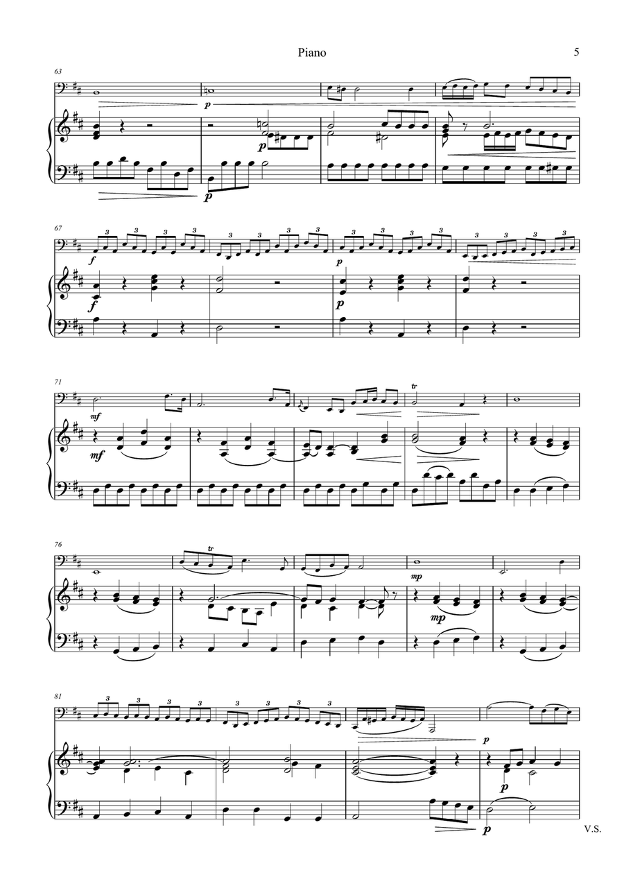 Sonata No.1 (Op. 28) Piano scores gallery preview page 5
