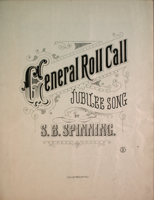 General Roll Call. Jubilee Song