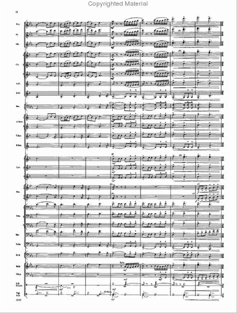 In All Its Glory Concert Band scores gallery preview page 8