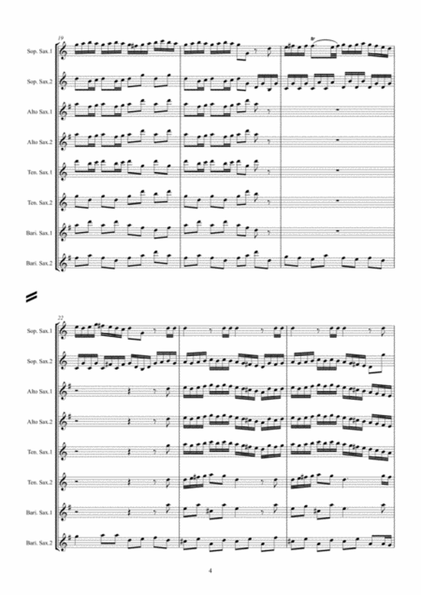 Brandenburg Concerto No. 2 arr. Saxophone Ensemble