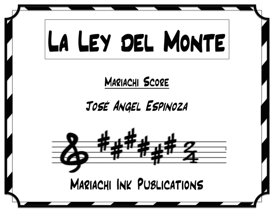 La Ley Del Monte La Ley Del Monte Trumpet scores gallery preview page 1