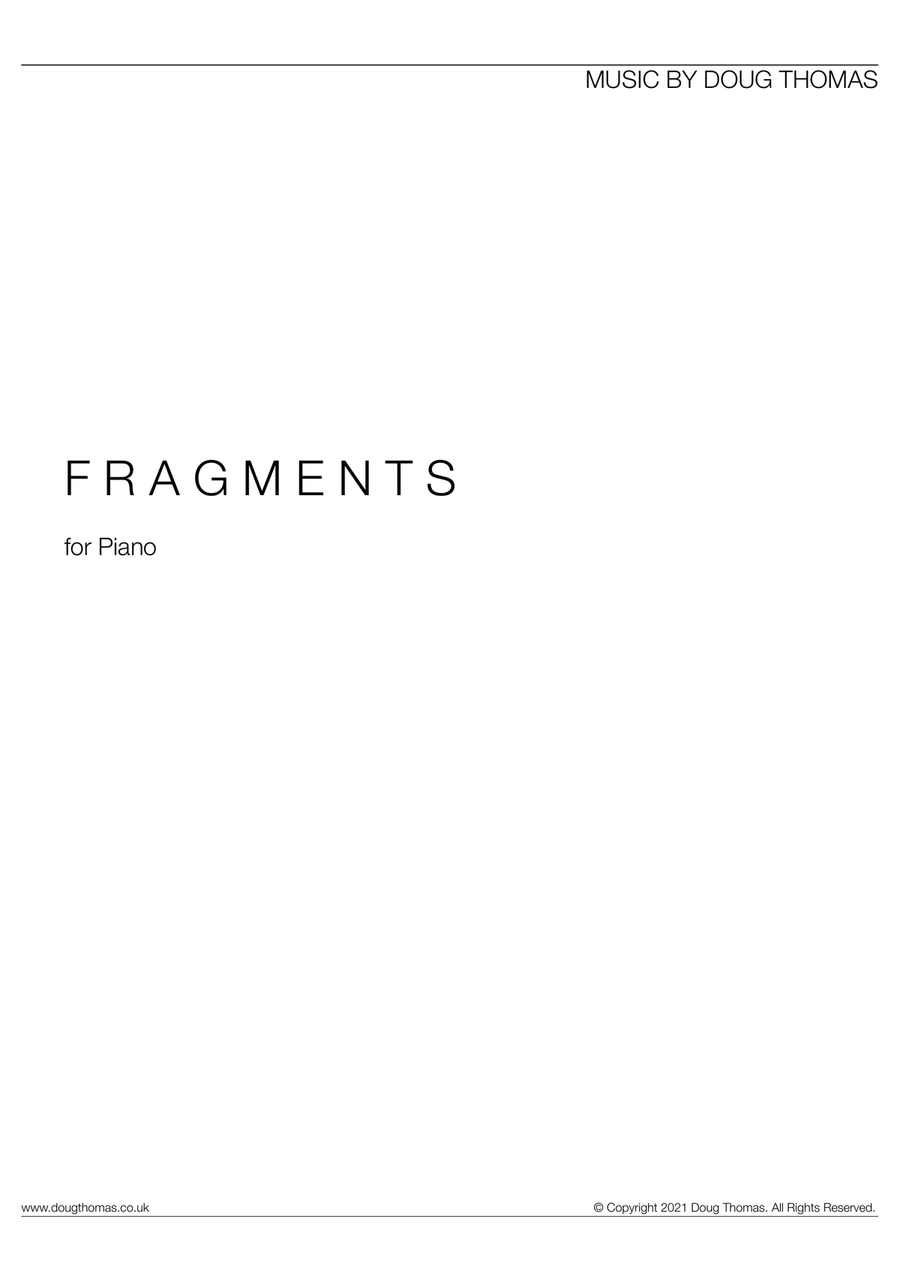 Fragments Fragments Piano Solo scores gallery preview page 1
