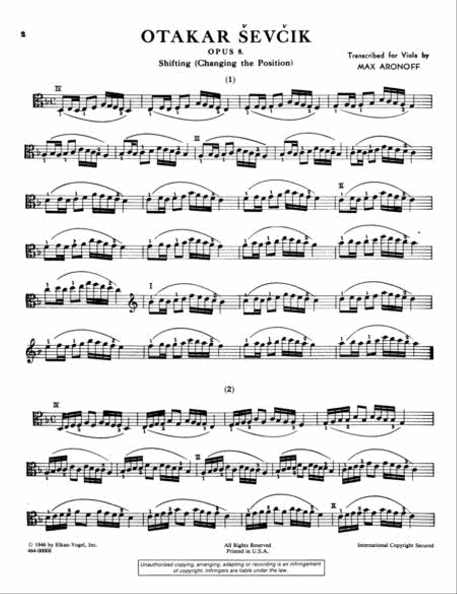 Shifting (Changing the Position), Opus 8 Chamber Music scores gallery preview page 2