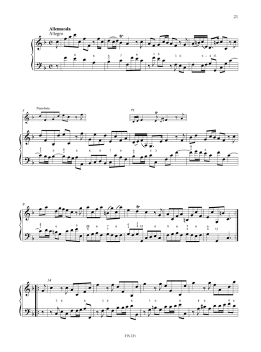 12 Sonatas Op. 5 arranged for the Pianoforte, Organ, Harp, Violin or Violoncello by Carl Czerny - Vol. 2: Sonatas 7-12 Cello scores gallery preview page 3