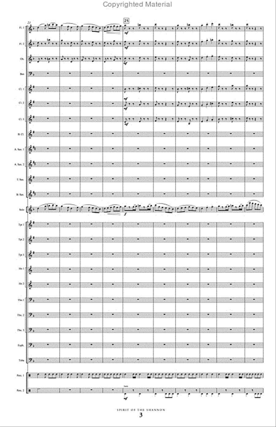 Spirit of the Shannon Spirit of the Shannon Concert Band scores gallery preview page 4