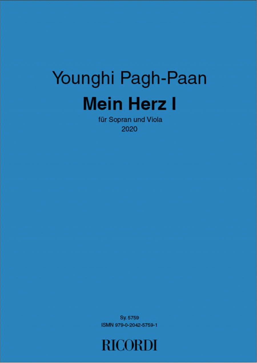 Mein Herz I Mein Herz I Soprano Voice scores gallery preview page 1