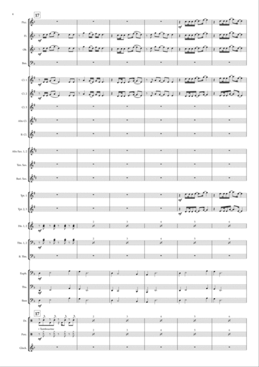 Green Garden Concert Band scores gallery preview page 4
