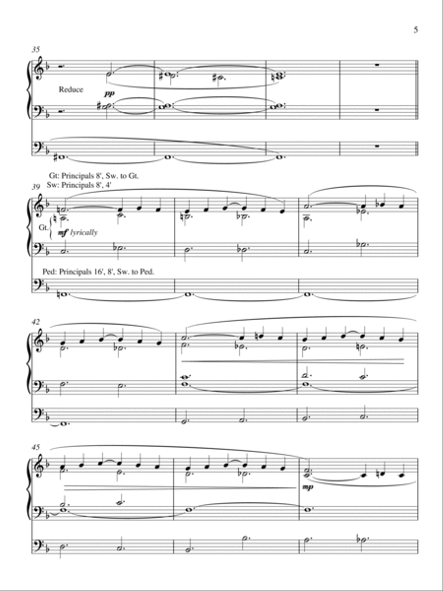 Suite No. 1 Suite No. 1 Organ Solo scores gallery preview page 5