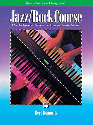 Book cover for Alfred's Basic Jazz/Rock Course Lesson Book