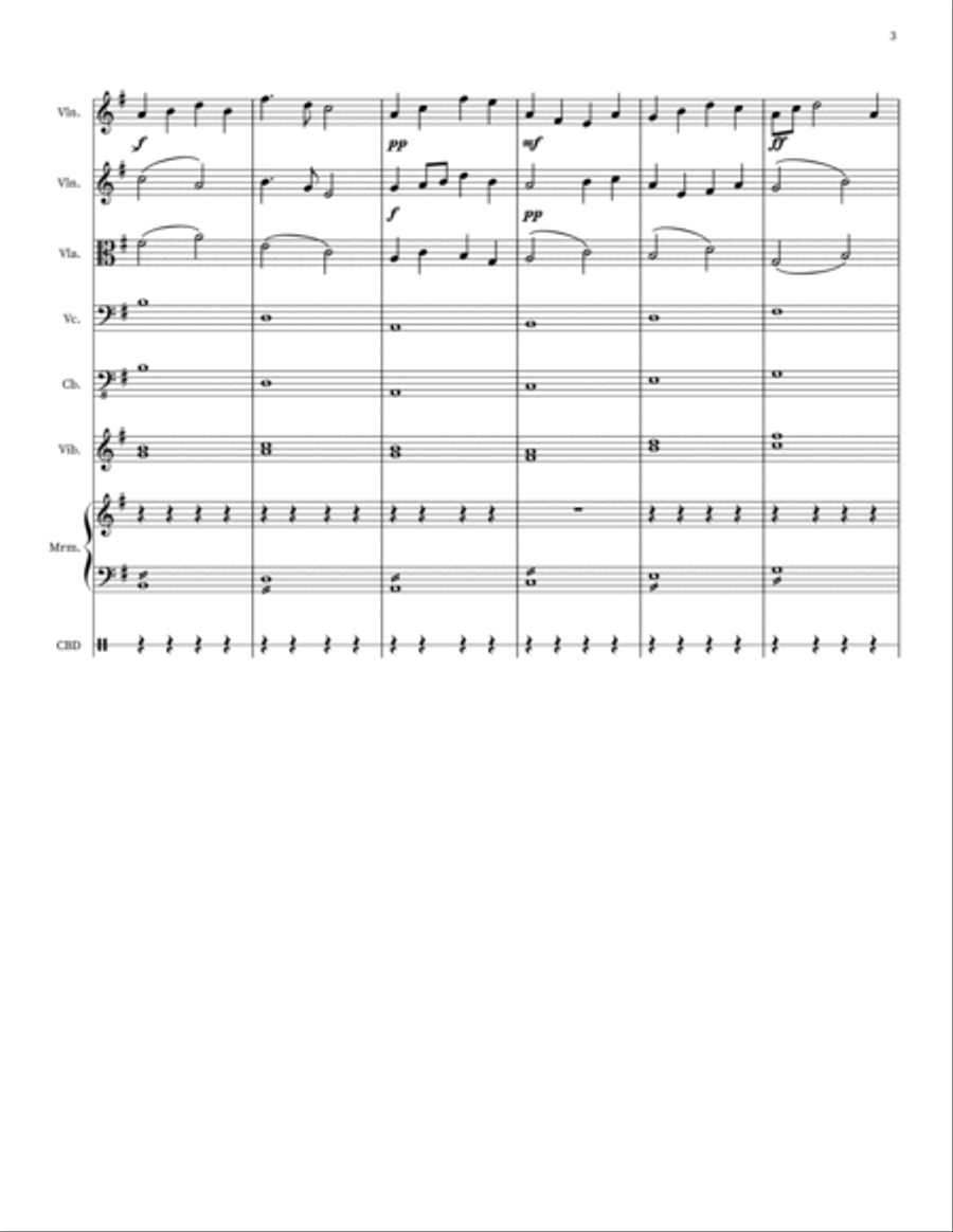 Midnight Ballad Chamber Music scores gallery preview page 3
