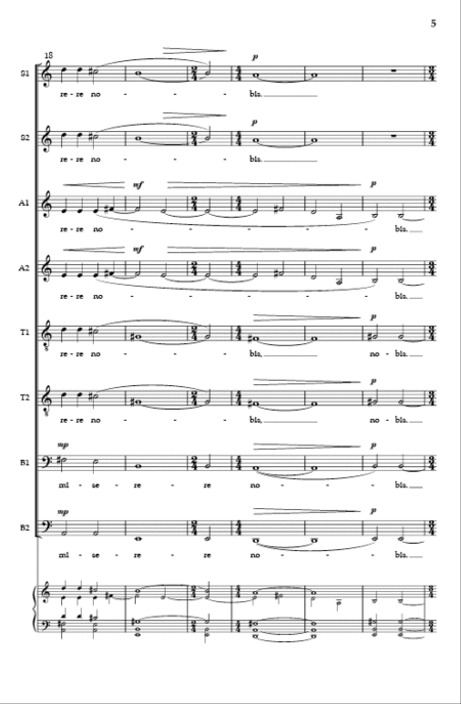 Agnus Dei Divisi scores gallery preview page 4