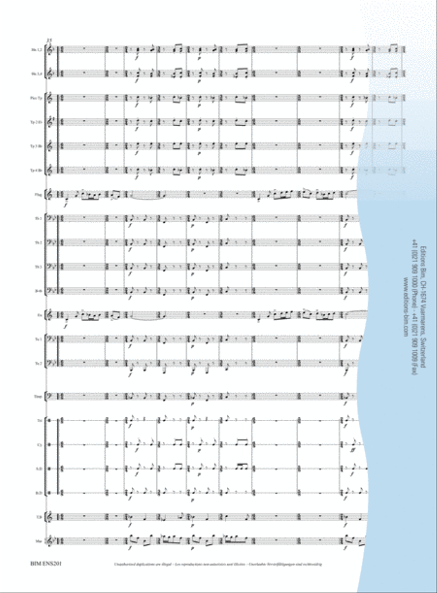 Grand Fanfare Grand Fanfare Brass Ensemble scores gallery preview page 8