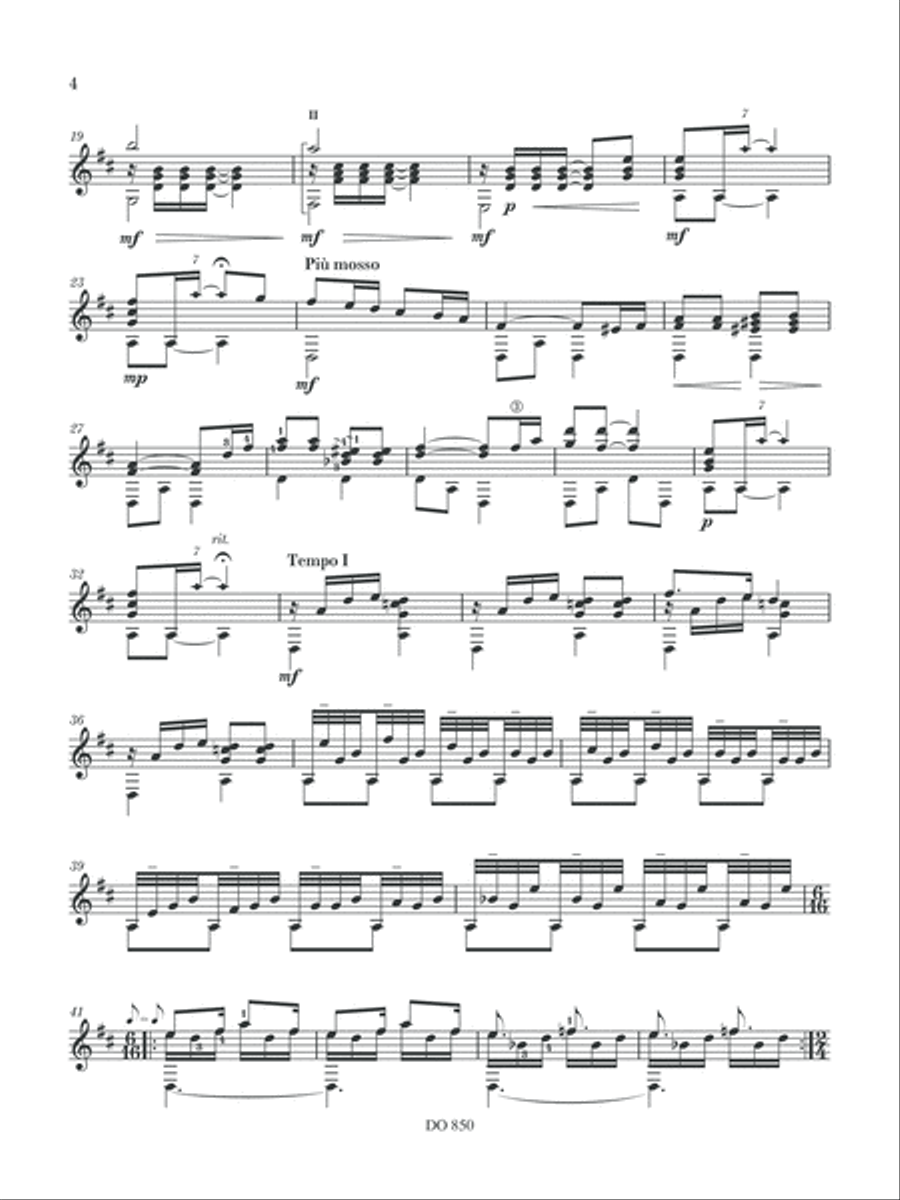Ex-Libris Classical Guitar scores gallery preview page 4
