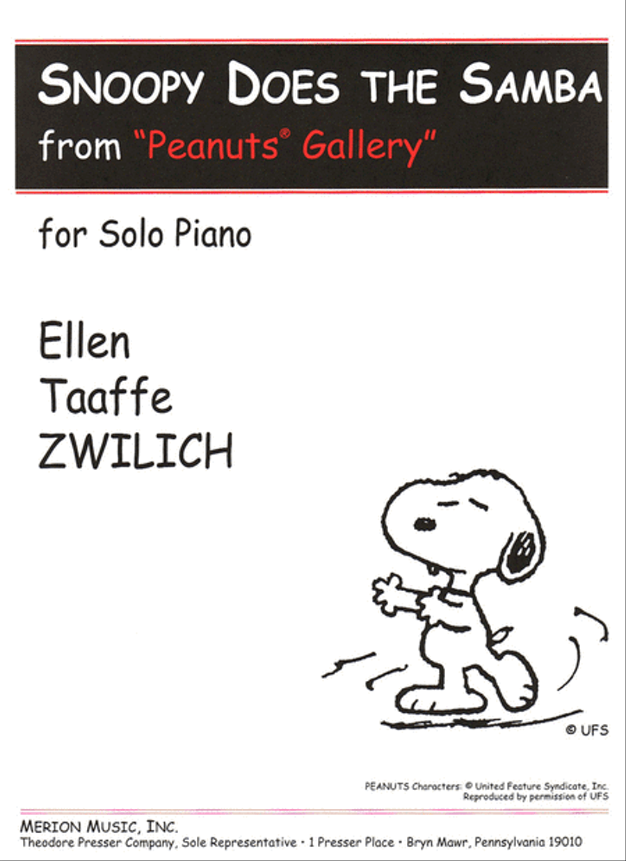 Snoopy Does The Samba Chamber Music scores gallery preview page 1