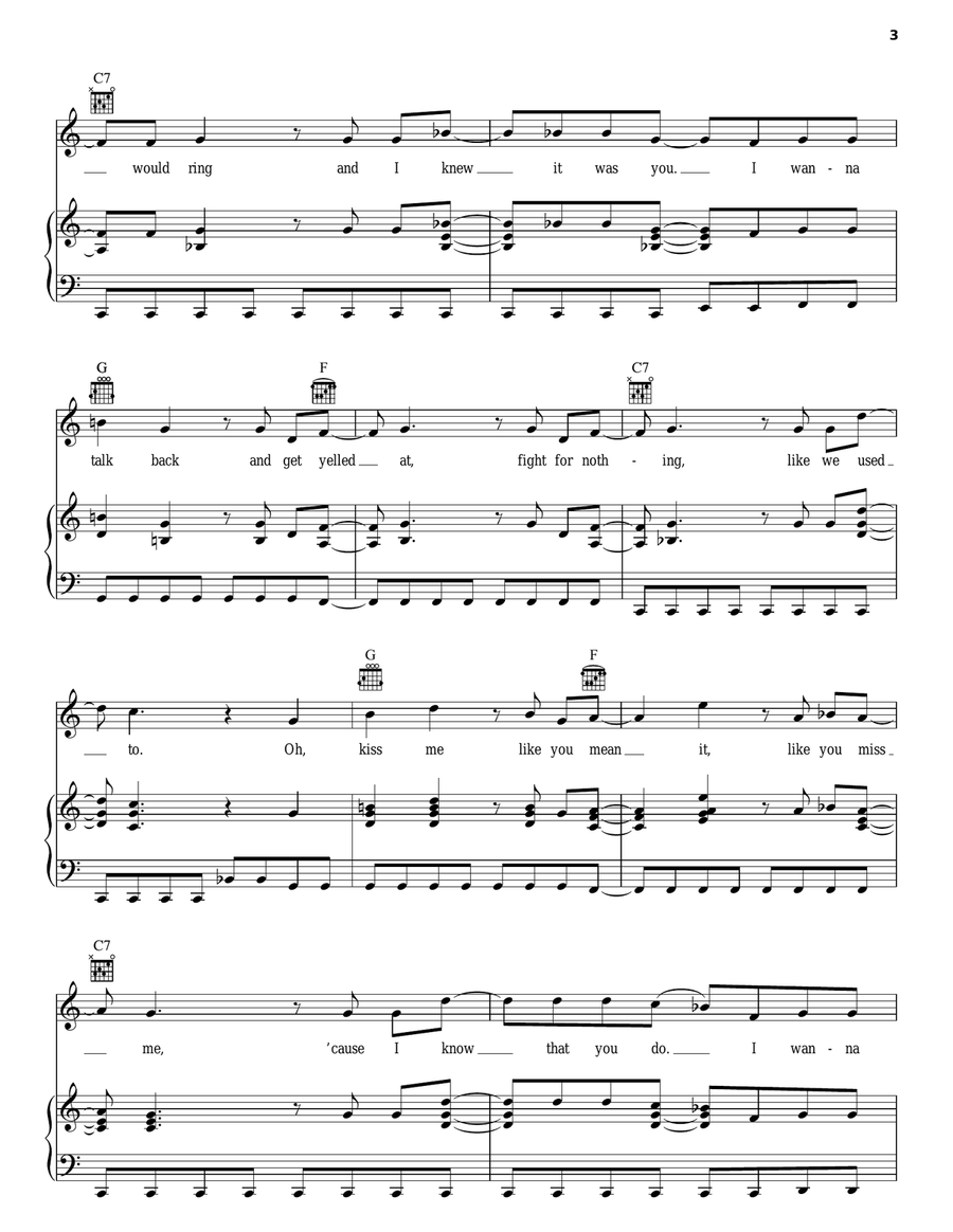 Get Back Get Back Piano, Vocal, Guitar scores gallery preview page 3