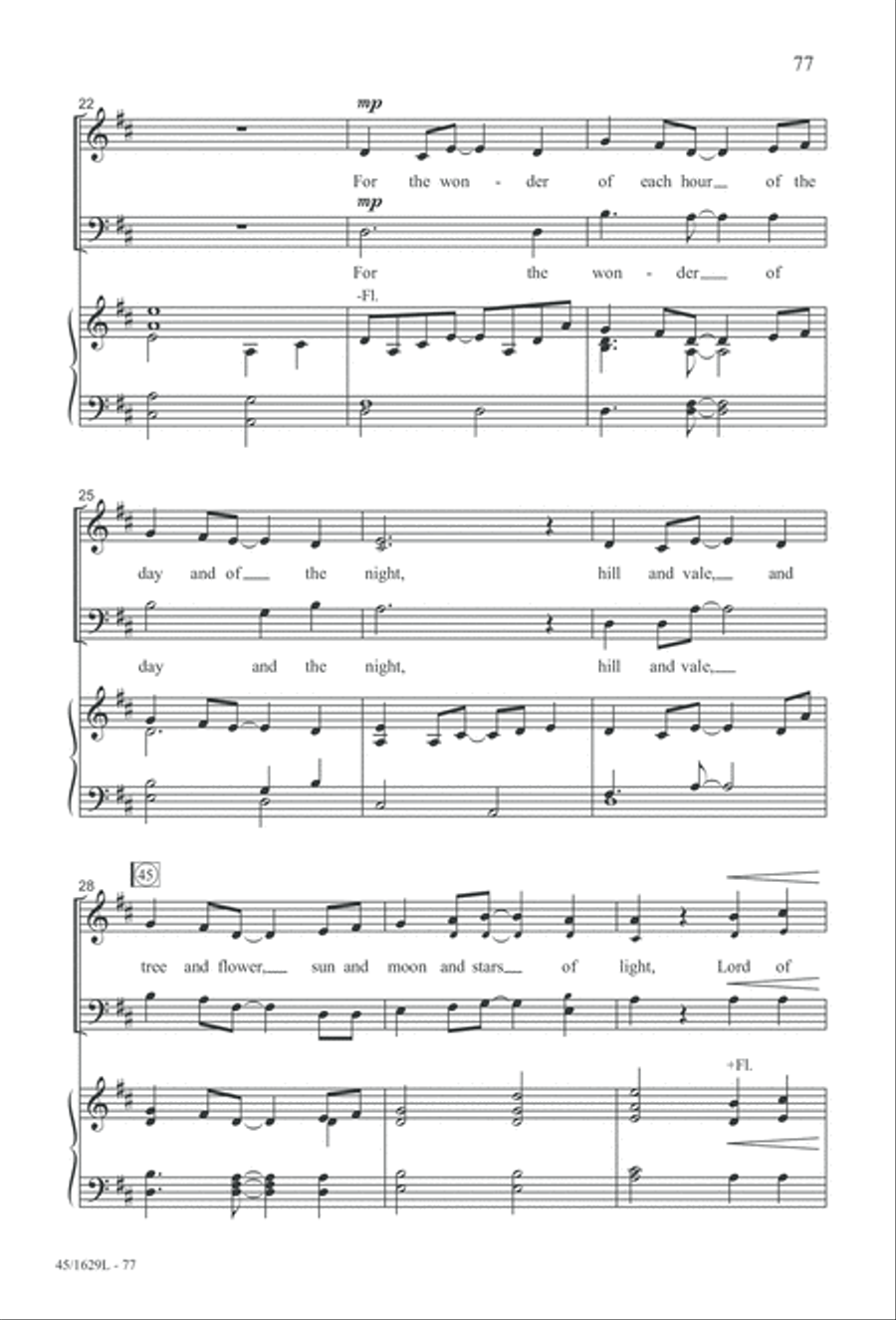 Hymns We Love to Sing, Vol. 2 3-Part scores gallery preview page 77