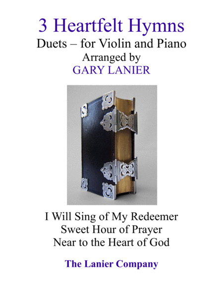 Gary Lanier: 3 Heartfelt Hymns (Duets for Violin and Piano) image number null