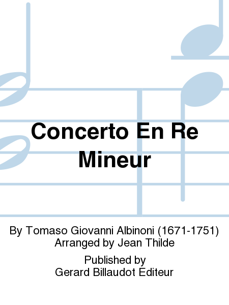 Concerto En Re Mineur