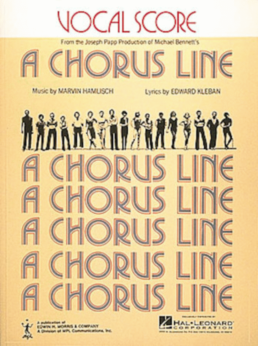 Chorus Line, A Chorus Line, A Choir scores gallery preview page 1
