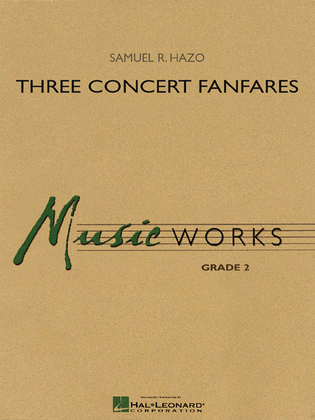 Book cover for Three Concert Fanfares