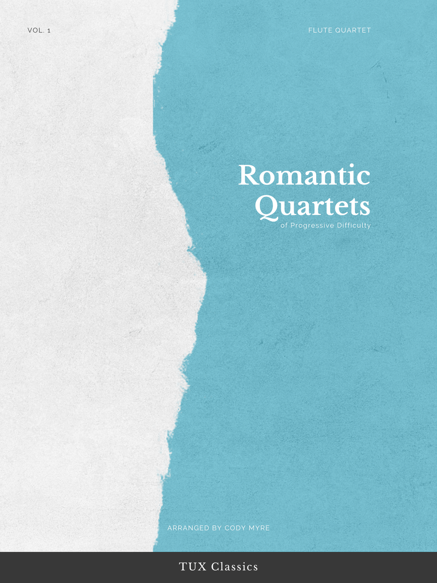 Romantic Quartets of Progressive Difficulty, Volume 1 Woodwind Quartet scores gallery preview page 1