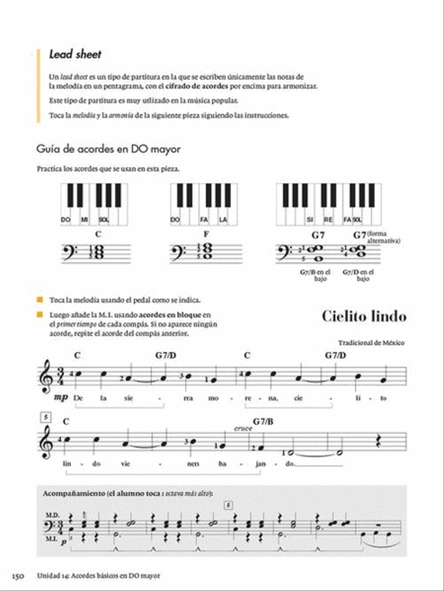 Adultos Piano Adventures Libro 1 Piano Method scores gallery preview page 8