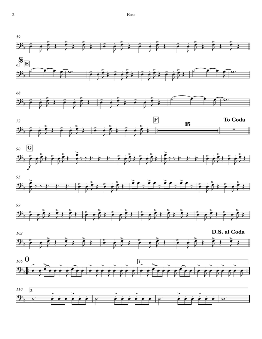 A Warrior's Call Large Ensemble scores gallery preview page 4