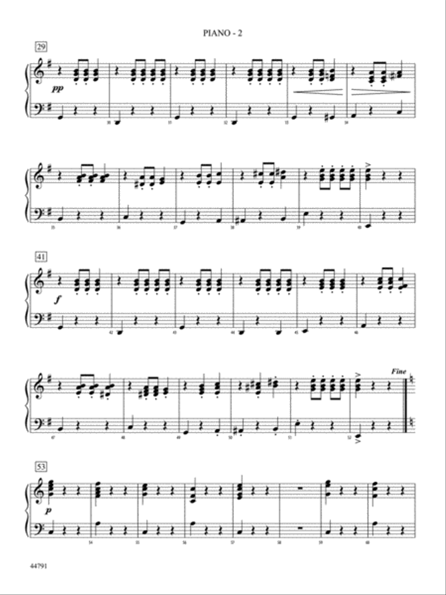 Danse des Ghazies: Piano Accompaniment Full Orchestra scores gallery preview page 2