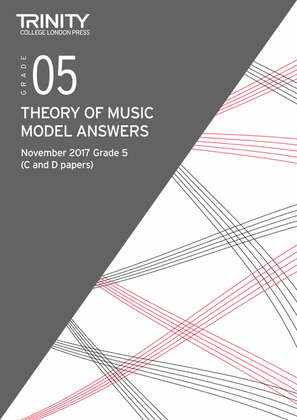 Book cover for Theory Model Answer Papers Nov 2017: Grade 5