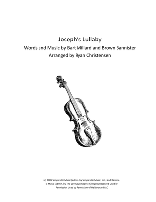 Book cover for Joseph's Lullaby