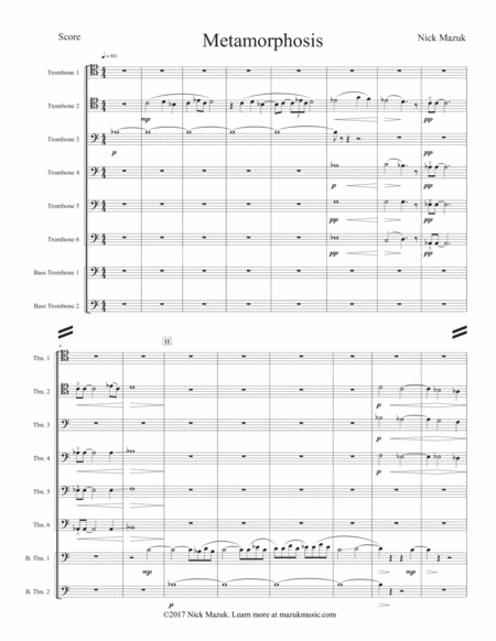 Metamorphosis (Score and Parts) image number null