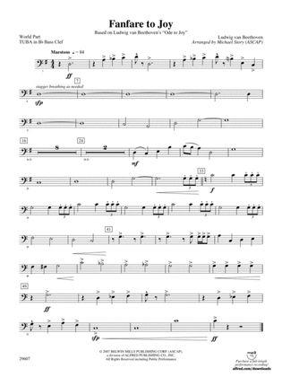 Fanfare to Joy: (wp) B-flat Tuba B.C.