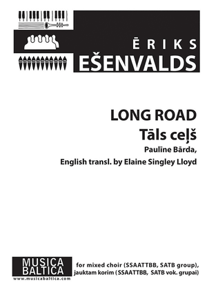 Book cover for Long Road for SSAATTBB Choir