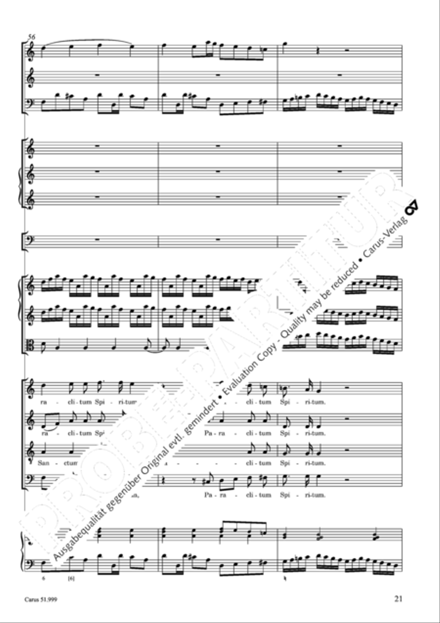 Te Deum Te Deum 4-Part scores gallery preview page 22