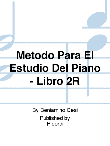Metodo Para El Estudio Del Piano - Libro 2R