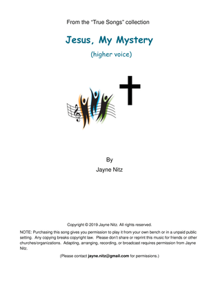 Jesus, My Mystery (high voice)