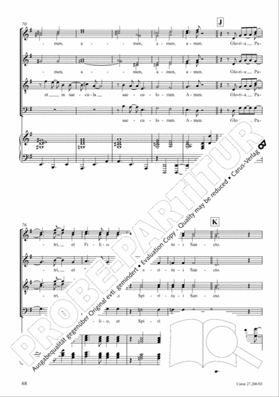 Magnificat 4-Part scores gallery preview page 69