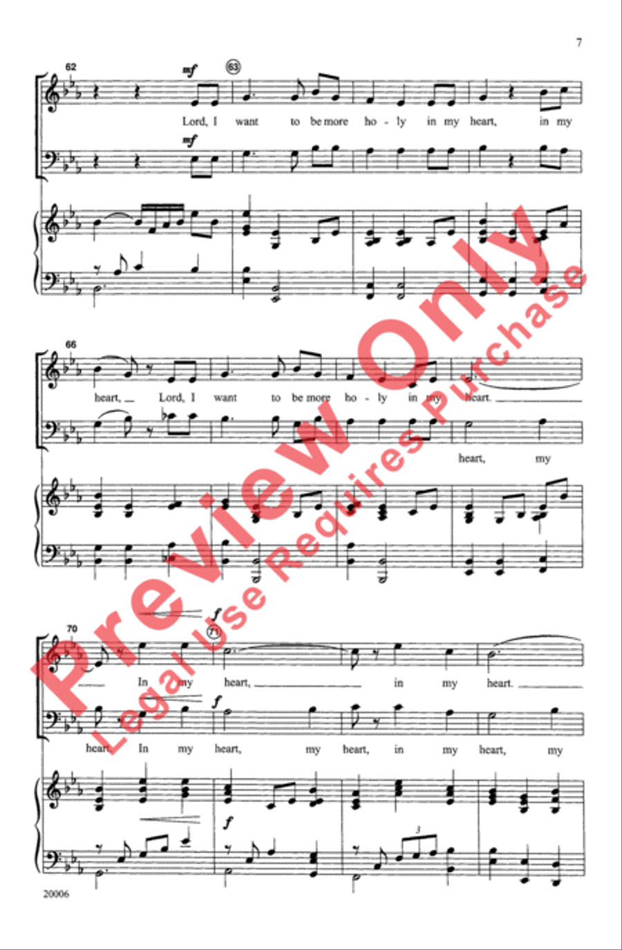 Write Your Word Upon My Heart 2-Part scores gallery preview page 7